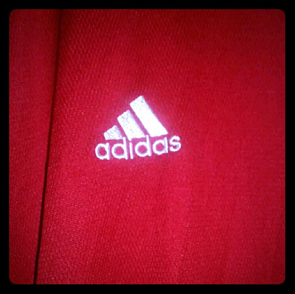 Mens Adidas Clima 365 Red  Warm Up Jacket 3XL